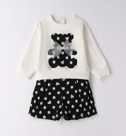 Sarabanda "Set mit Shorts" - Off White