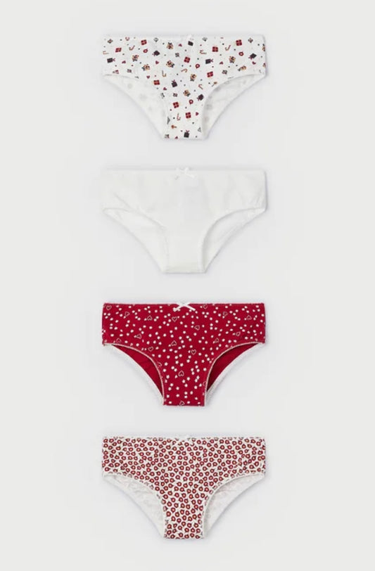 Mayoral Slips 4er Pack - Weihnachten