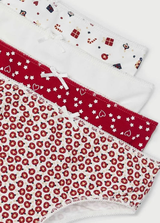 Mayoral Slips 4er Pack - Weihnachten