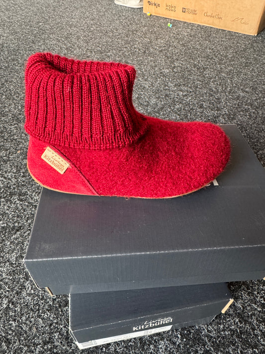Kitzbühel Hütten Schuhe dark cherry