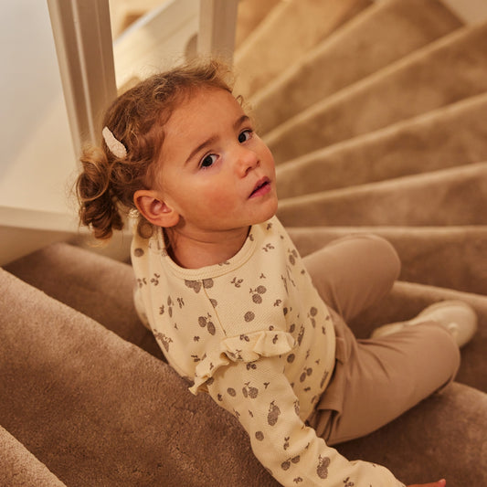 Dirkje "Hose" mit Schleife - Taupe