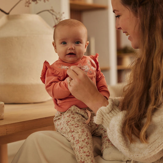 Dirkje "Leggings" allover Druck - Beige Grey