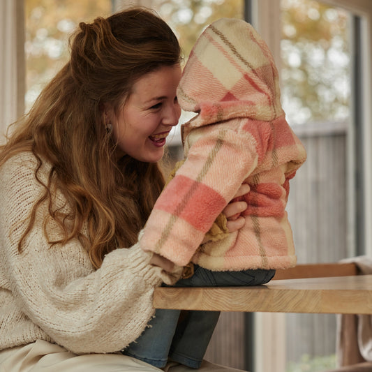 Dirkje "Jacke" gefüttert mit Kapuze - Pink