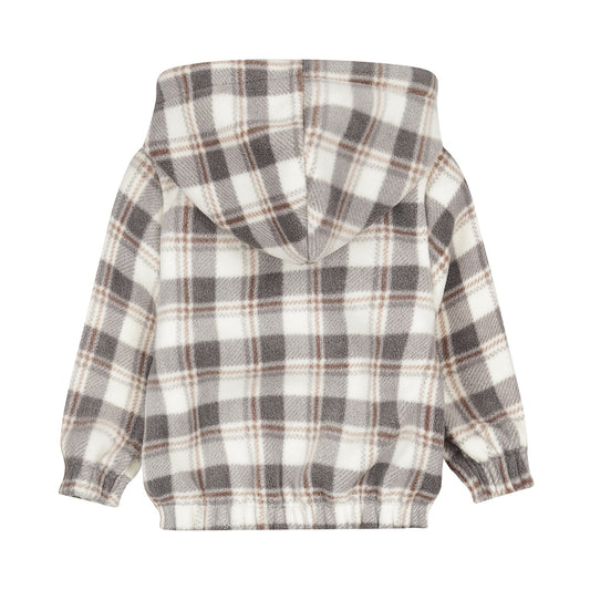 Dirkje "Jacke" karriert und gefüttert - Off White