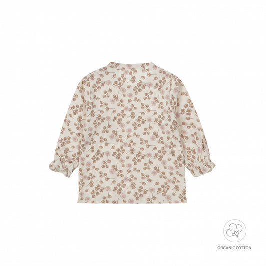 Dirkje "Langarmshirt" alloover Druck - Off White