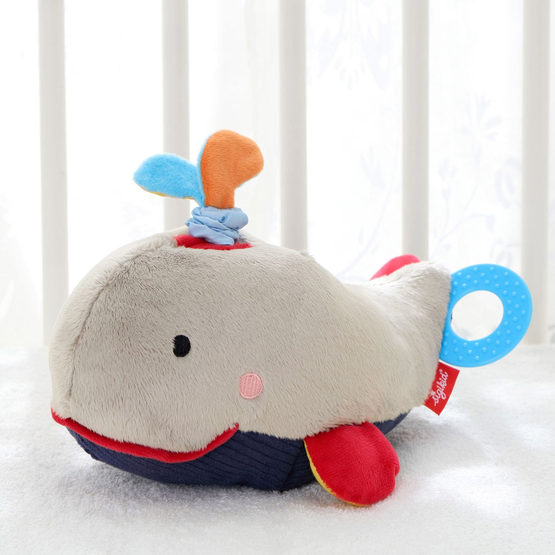 Sigikid Babyspielzeug Plüschwal mit Funktionen, sigikid PlayQ