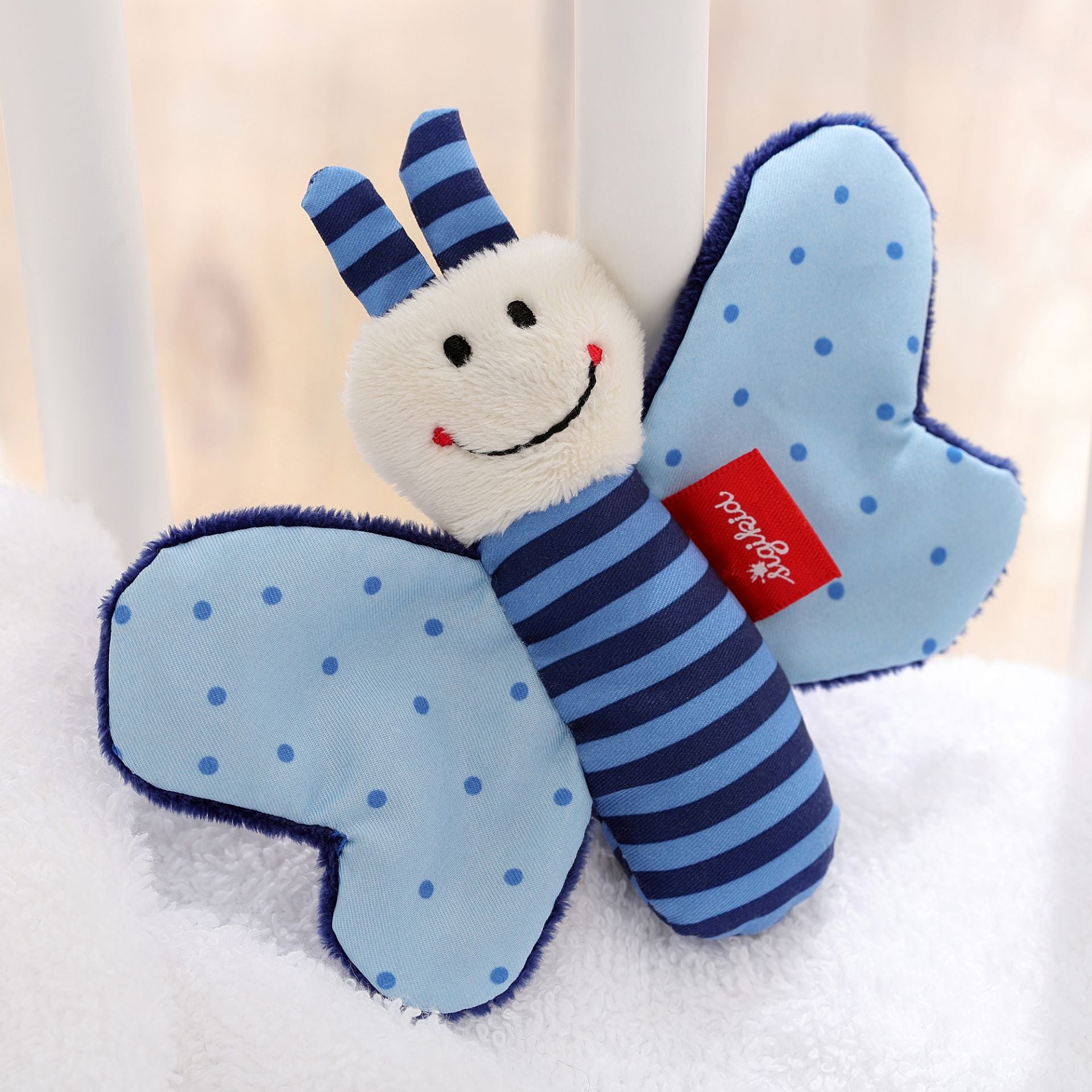 Sigikid Baby Rassel Schmetterling - Sigikid Babyserie Red Stars