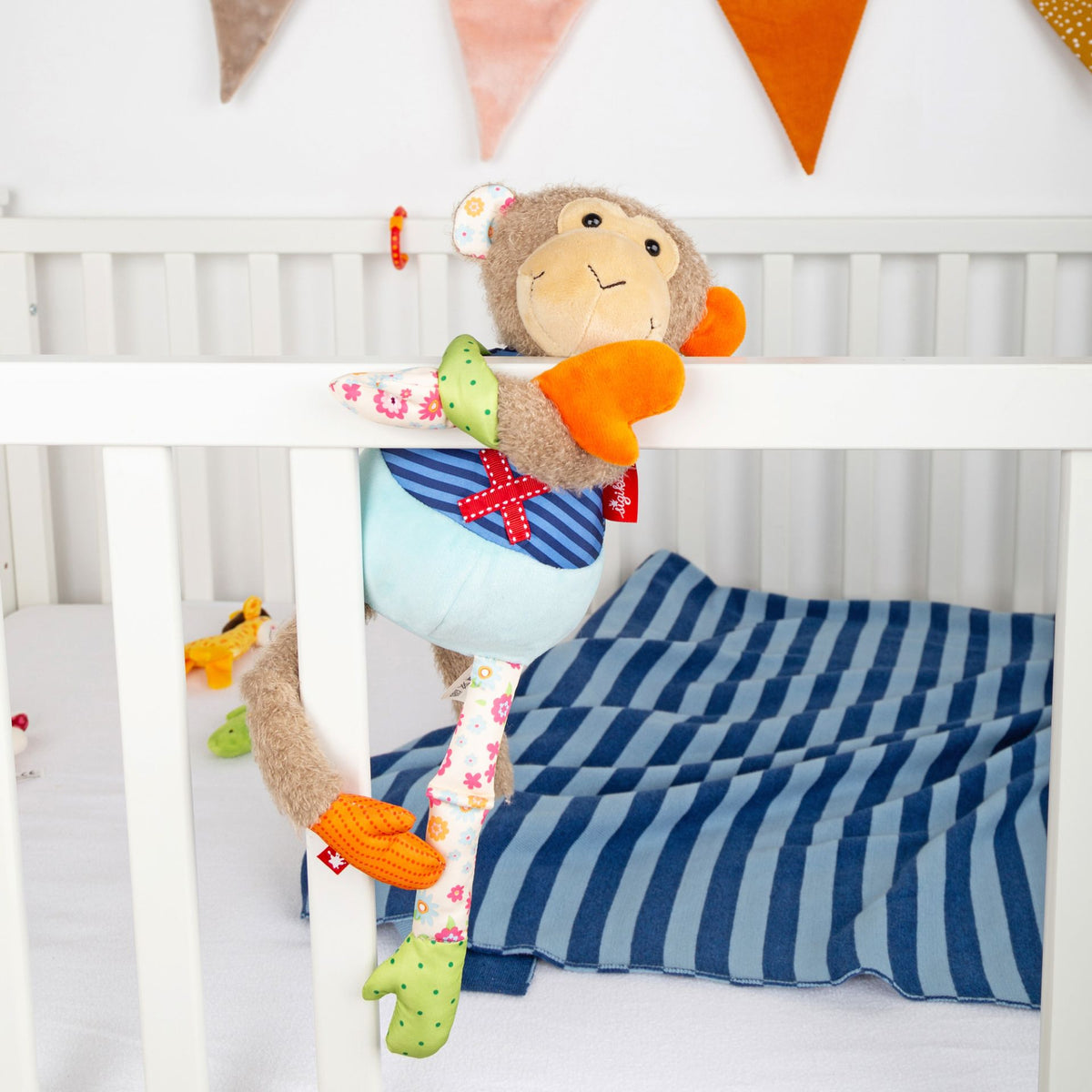 Sigikid Kuscheltier Affe, Patchwork Sweety
