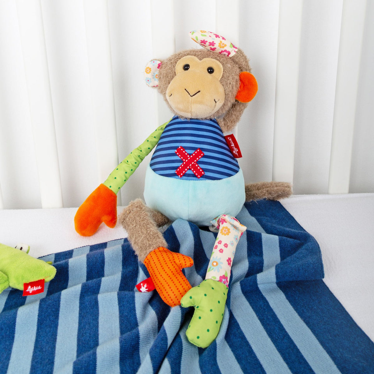 Sigikid Kuscheltier Affe, Patchwork Sweety