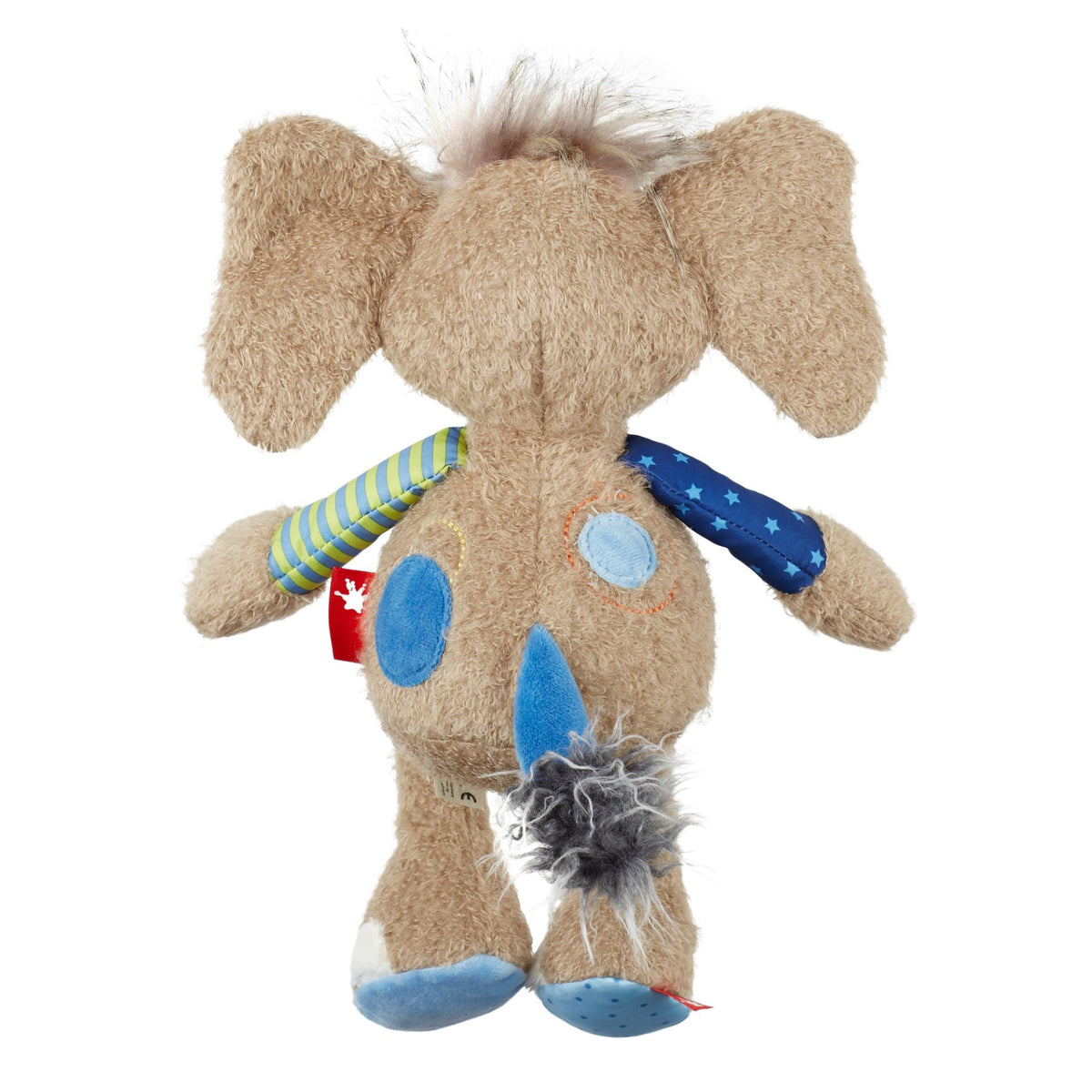 Sigikid Kuscheltier Elefant blau, Patchwork Sweety