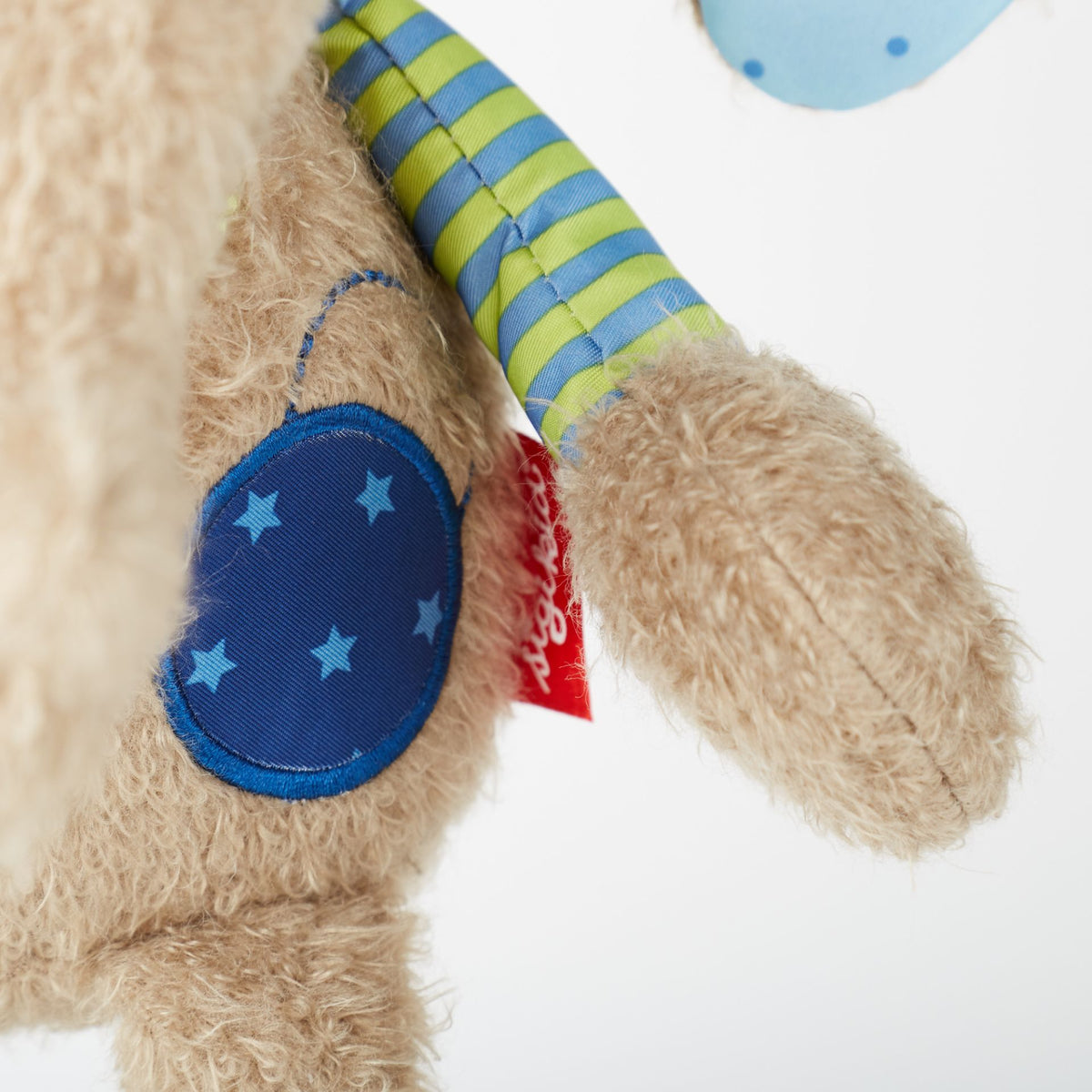 Sigikid Kuscheltier Elefant blau, Patchwork Sweety