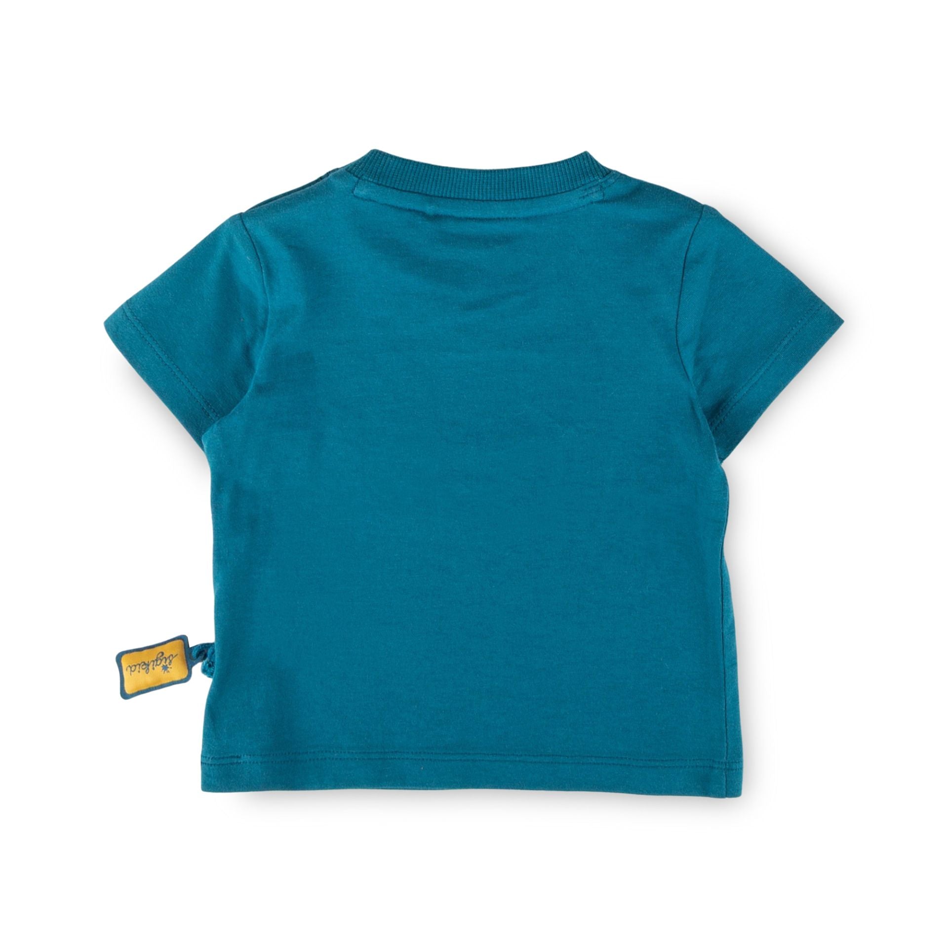 Sigikid T-Shirt mit Babyfahrzeug - Blaugrün