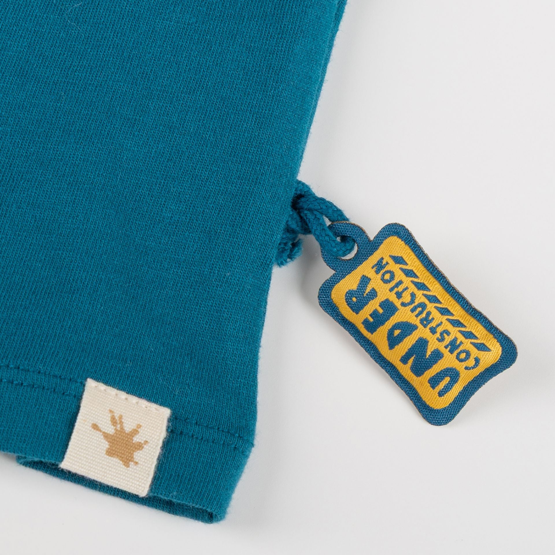 Sigikid T-Shirt mit Babyfahrzeug - Blaugrün