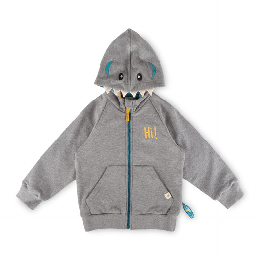 Sigikid Sweatjacke mit Hai-Kapuze, Blue & Bright