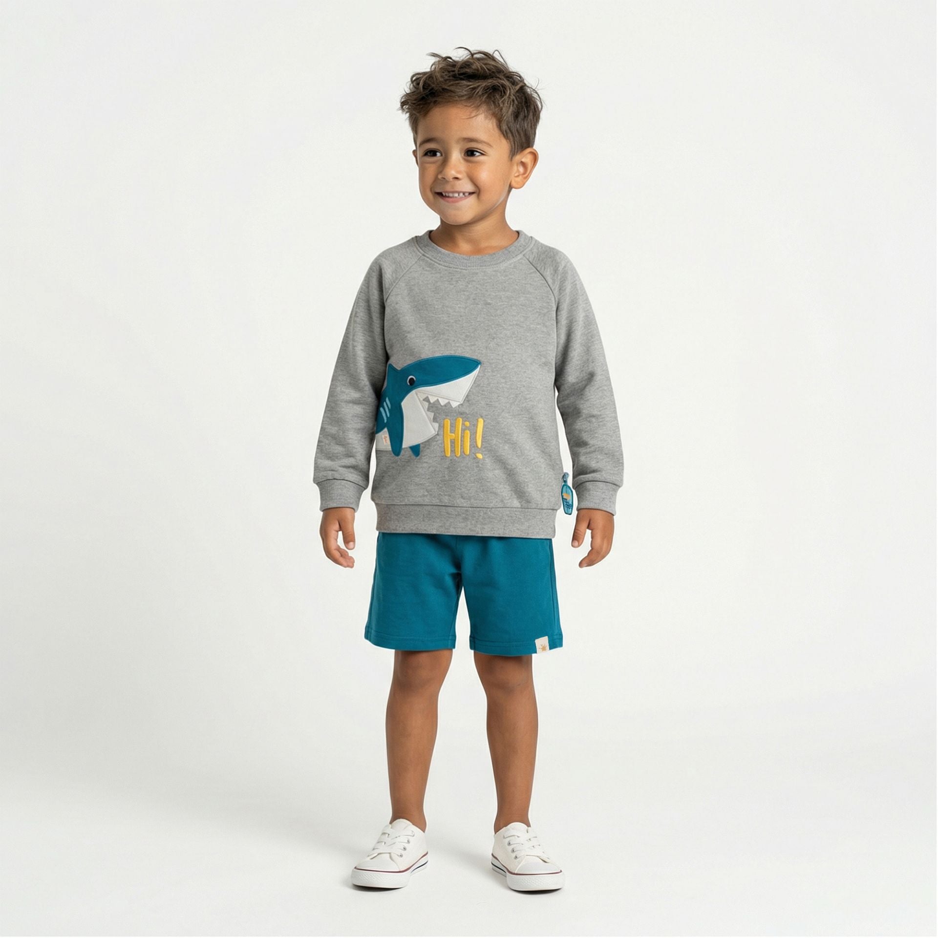 Sigikid Leichte Bermuda Shorts mit Taschen, Blue & Bright