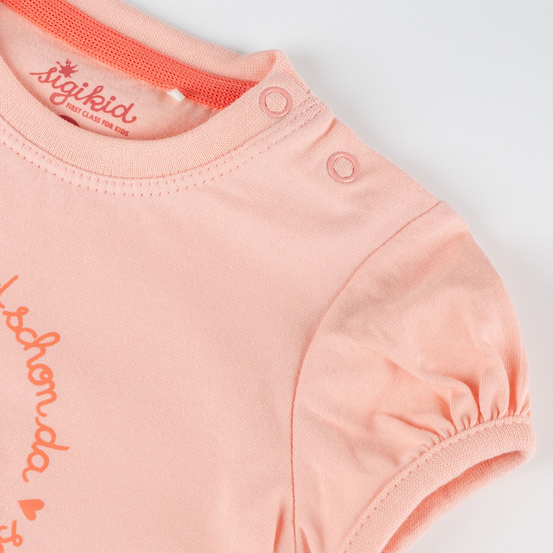 Sigikid T-Shirt mit gestickten Vögelchen - Rosa