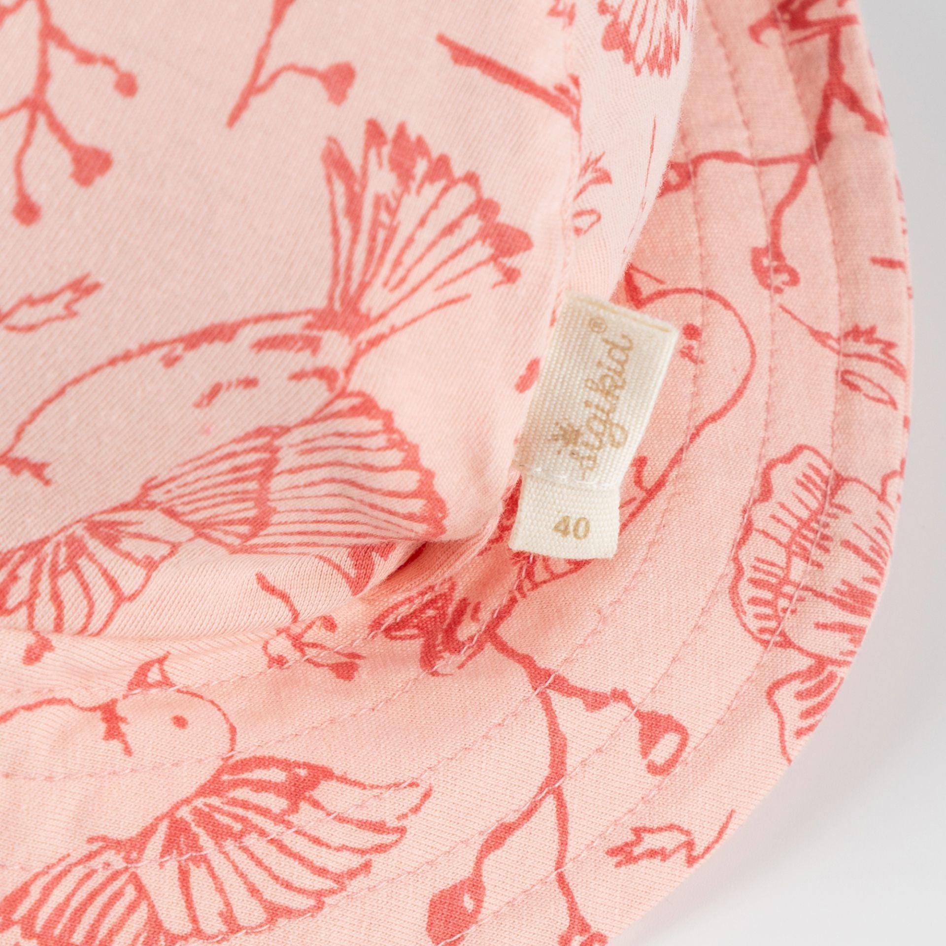 Sigikid Sonnenhut Spring Birds mit Bindebändchen - Rosa
