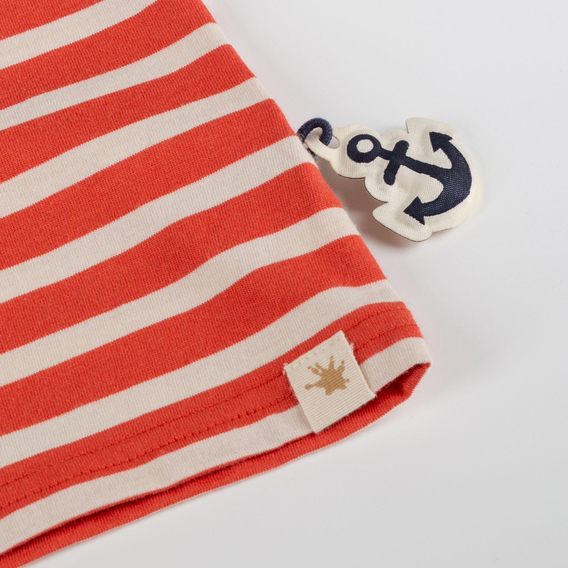 Sigikid T-Shirt, gestreift - Rostrot