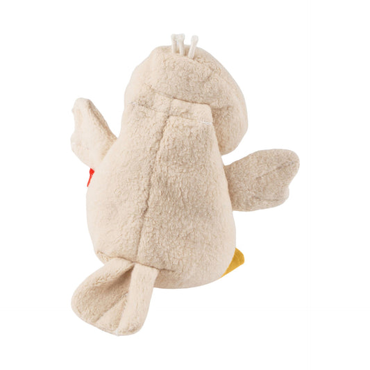 Sigikid Baby Greifling Gans mit Knister- und Quietschfunktion, beige
