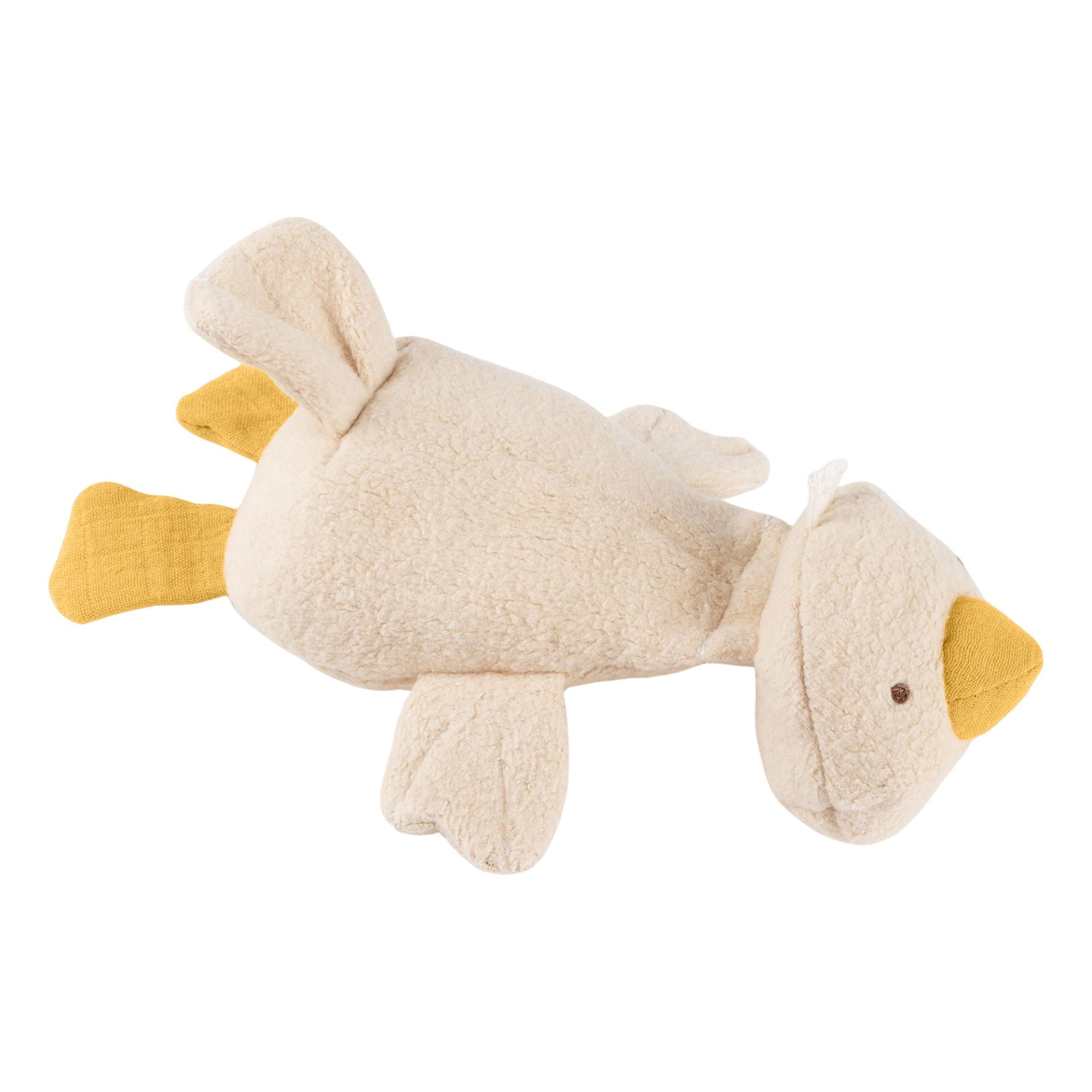 Sigikid Baby Greifling Gans mit Knister- und Quietschfunktion, beige