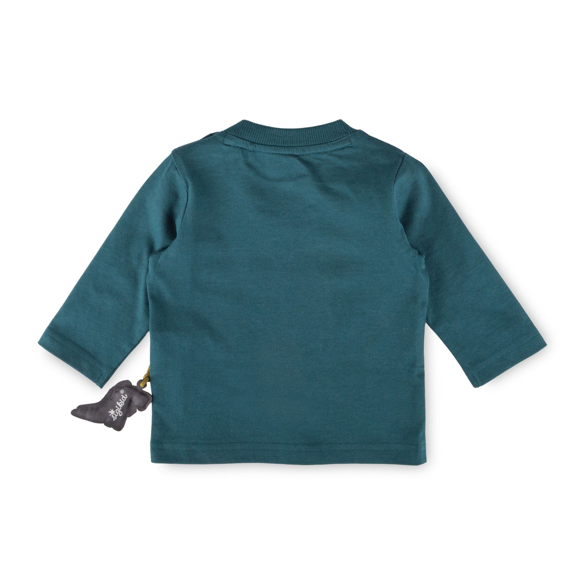 Sigikid Baby Langarmshirt petrolblau, Dino Fun