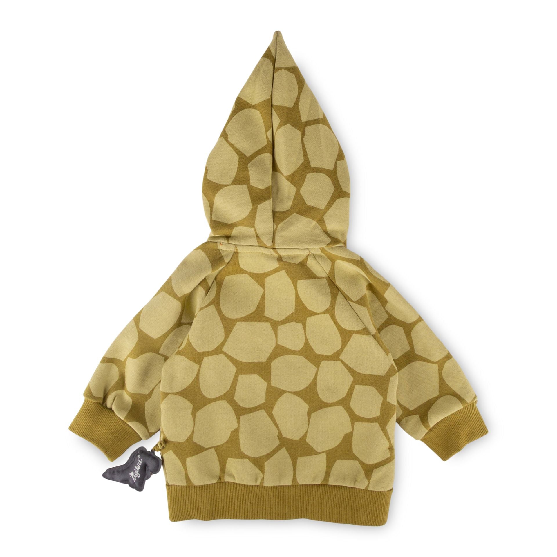 Sigikid Baby Kapuzen-Sweatjacke khaki, Dino Fun