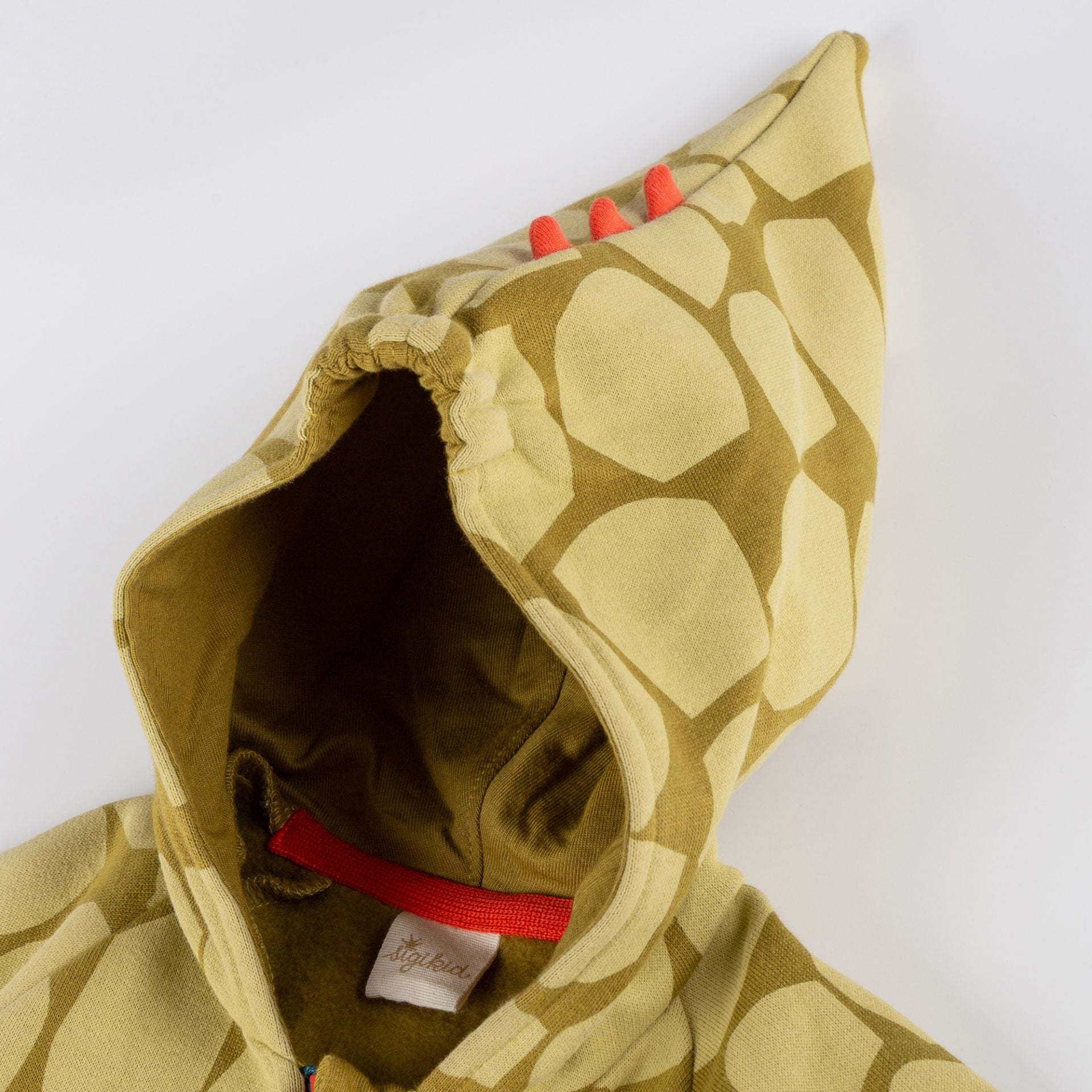 Sigikid Baby Kapuzen-Sweatjacke khaki, Dino Fun