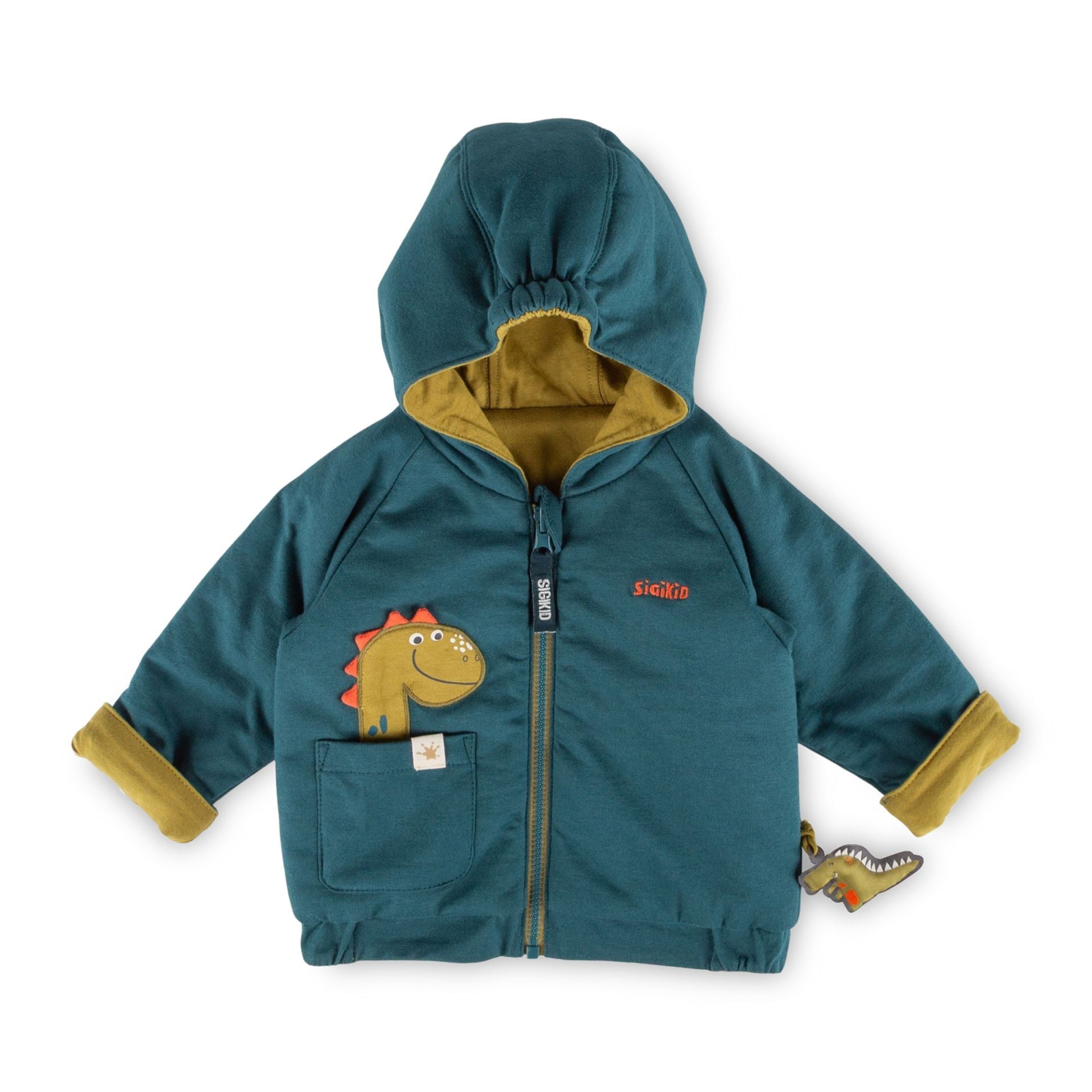 Sigikid Baby Wendejacke mit Kapuze, Dino Fun
