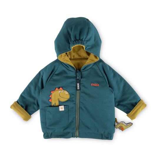 Sigikid Baby Wendejacke mit Kapuze, Dino Fun