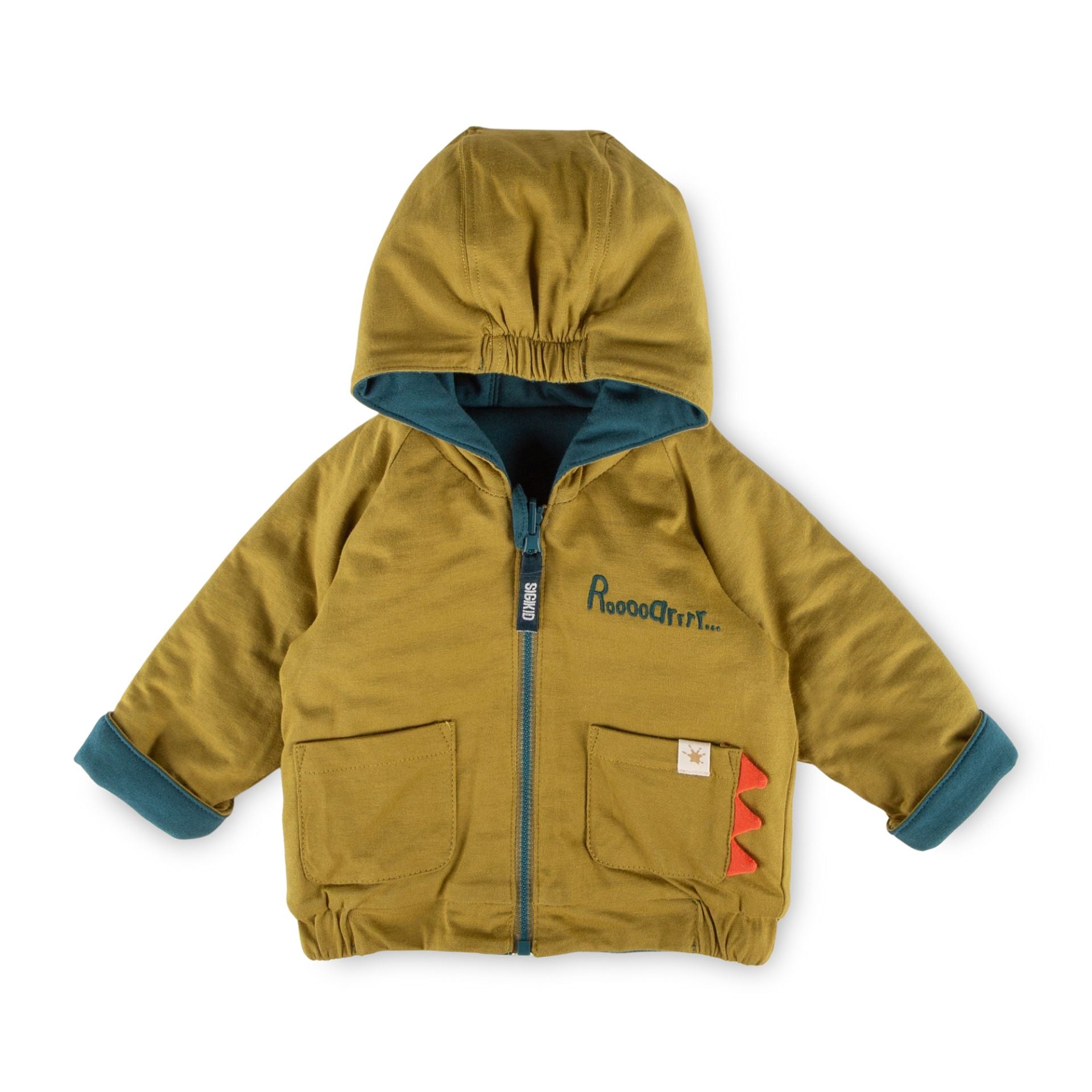 Sigikid Baby Wendejacke mit Kapuze, Dino Fun