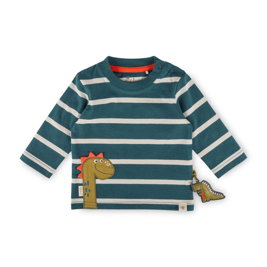 Sigikid Baby Langarmshirt gestreift, Dino Fun