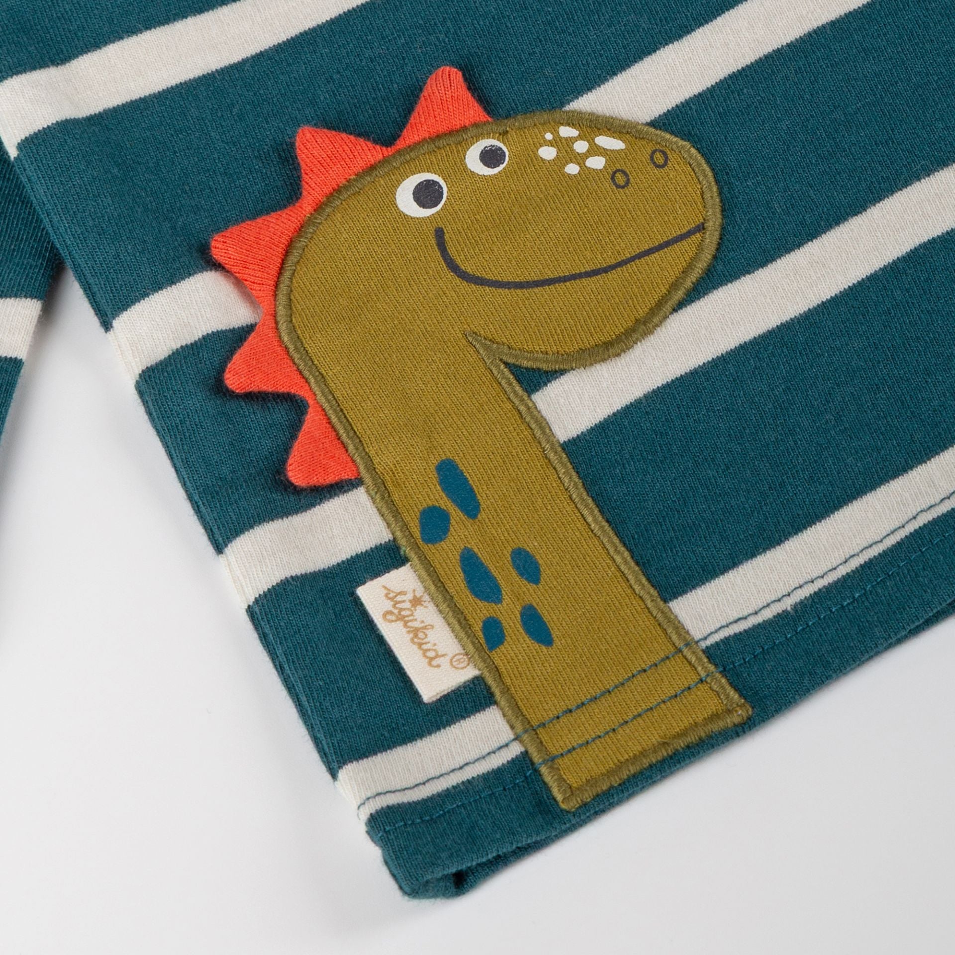 Sigikid Baby Langarmshirt gestreift, Dino Fun