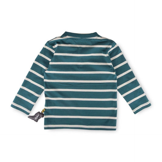 Sigikid Kinder Henleyshirt mit Brusttasche, Dino Fun