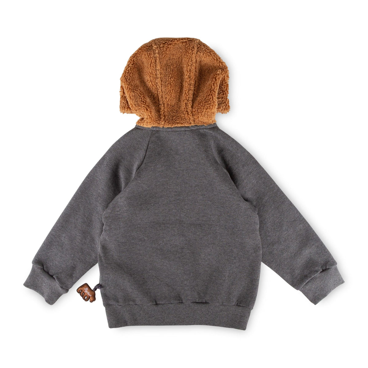 Sigikid Kinder Sweatjacke mit Fleece Kapuze, Winterbär