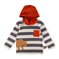 Bild in Galerie-Betrachter laden, Sigikid Kapuzen-Langarmshirt mit Brusttasche, Winterbär
