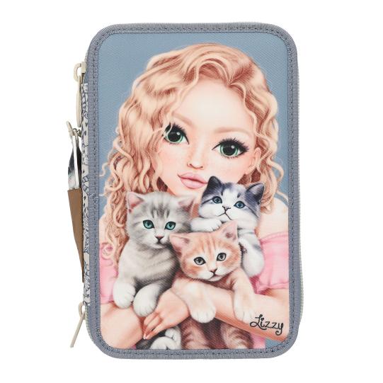 TOPModel ETUI - 3 Fach Federtasche CAT LOVE