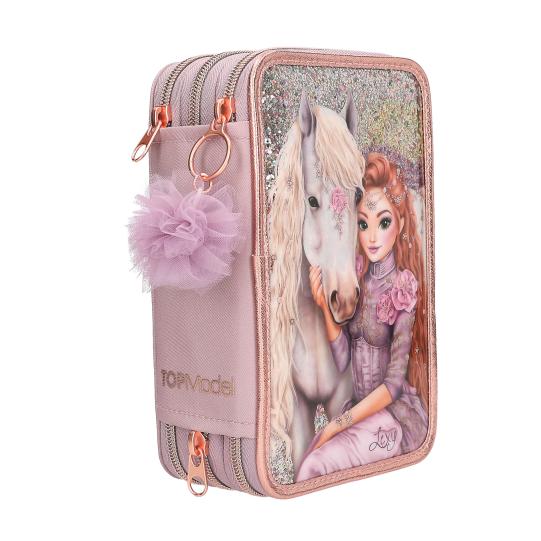 TOPModel ETUI - 3 Fach Federtasche VIVA VIOLET