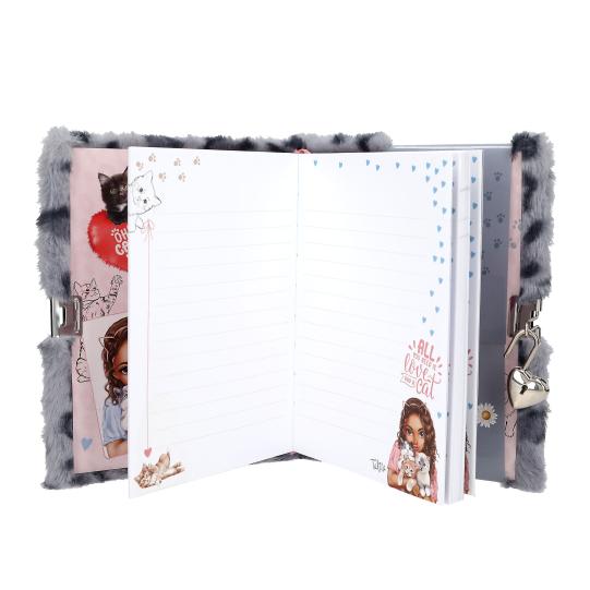 TOPModel COSY CAT Tagebuch mit Schloss Blau