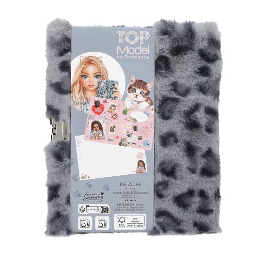 TOPModel COSY CAT Tagebuch mit Schloss Blau