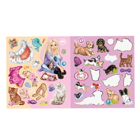 TOPModel Stickerworld KITTY mit süssen Katzen und Hunden