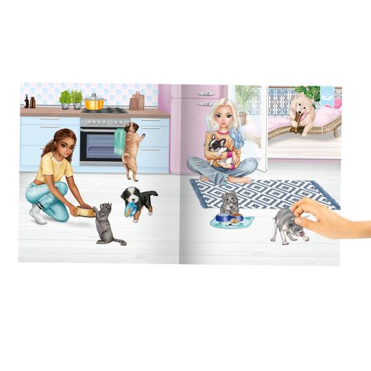 TOPModel Stickerworld KITTY mit süssen Katzen und Hunden