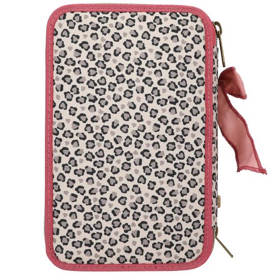 TOPModel 3 Fach Federtasche LEOHEART