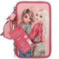Bild in Galerie-Betrachter laden, TOPModel 3 Fach Federtasche LEOHEART
