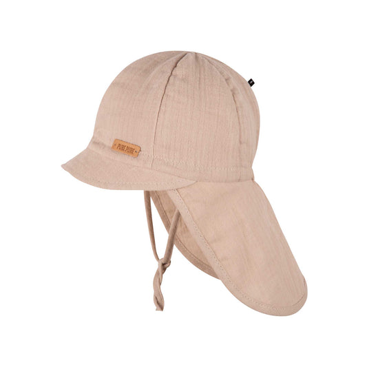 Pure Pure UV Mütze mit Nackenschutz - Taupe