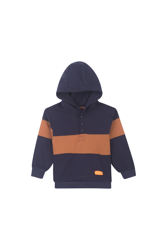 Someone "Sweatshirt mit Kapuze" - Cognac
