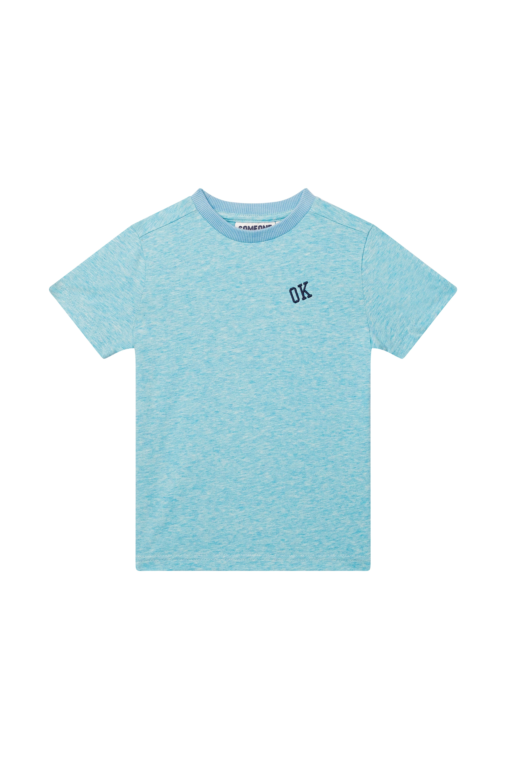 Someone T-Shirt mit Aufdruck - Light Blue Melange