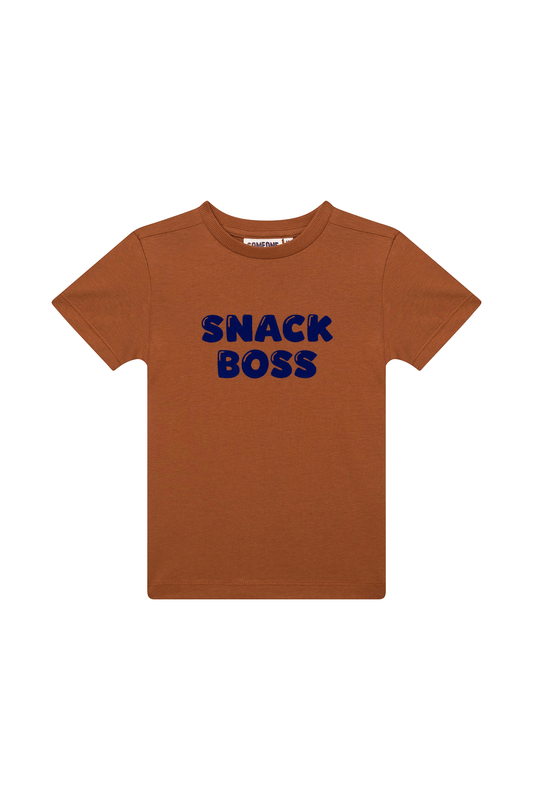 Someone T-Shirt mit Beflockung - Terra