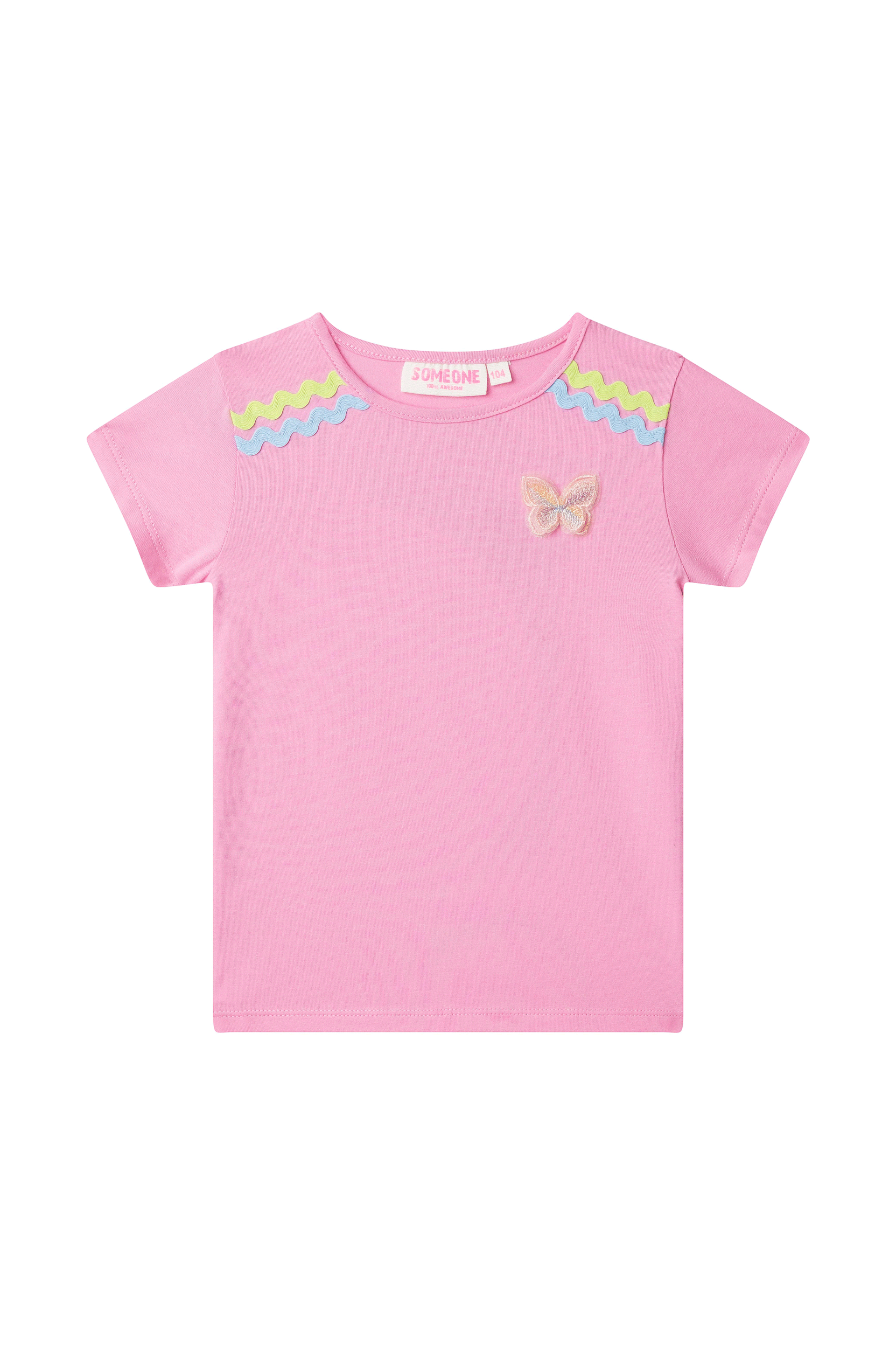 Someone T-Shirt mit Applikation - Pink