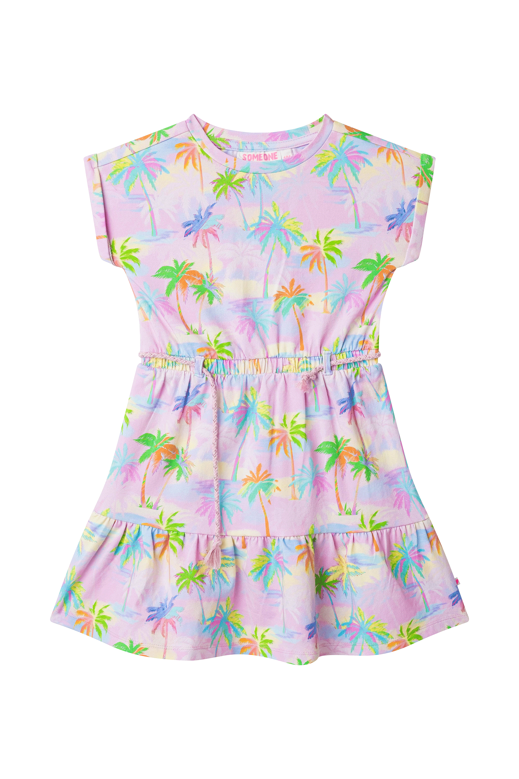 Someone Kleid in einem allover Print - Soft Pink