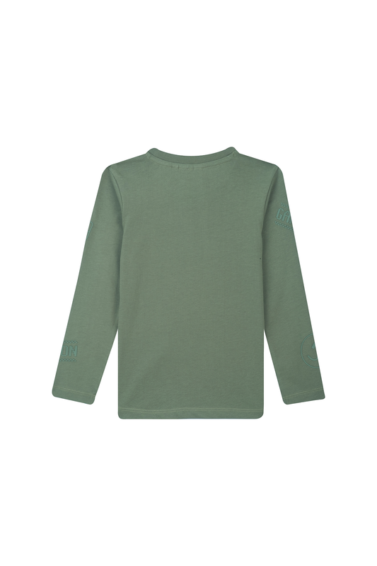 Someone "T-Shirt langarm" Game - Light Khaki